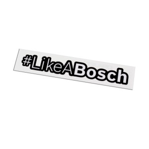 Sticker #LikeABosch