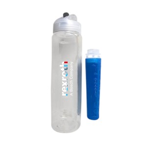 PET Clear Bottle with Flip Top and Ice Stick